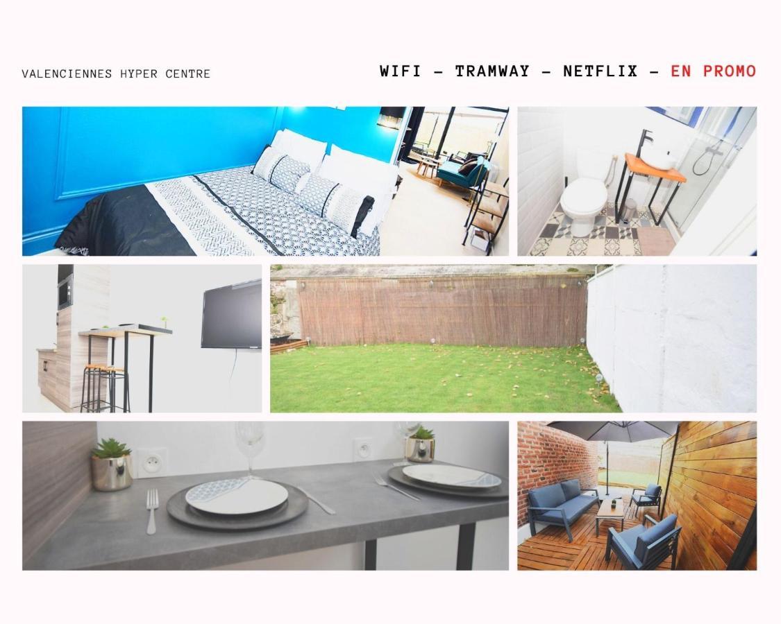 Cosy Appart - Hyper Centre - Tramway - Terrasse - Lerelaisdodile3 Валенсиен Екстериор снимка